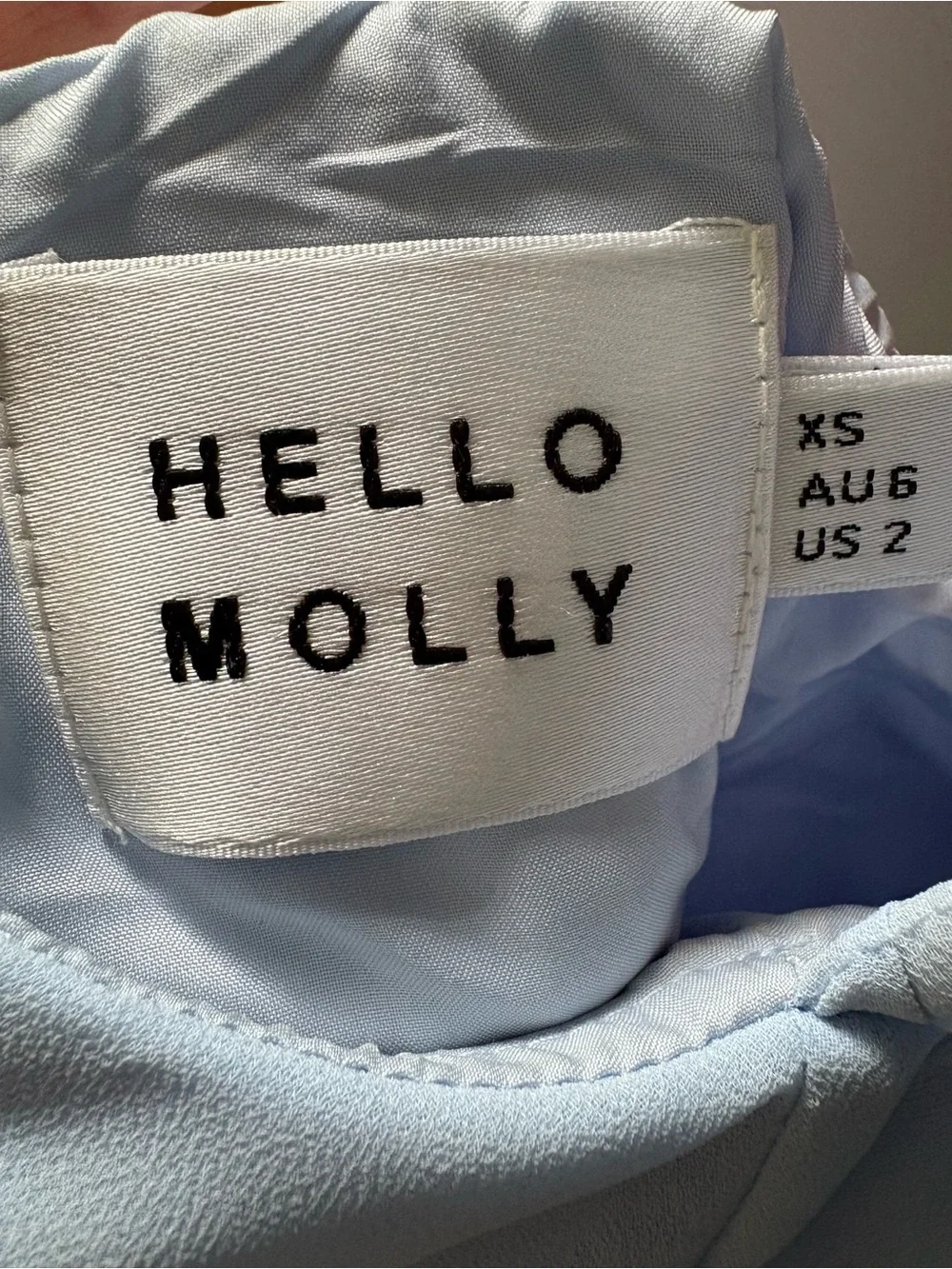 Hello Molly Light Blue Tiered Maxi Dress - Picture 10 of 10